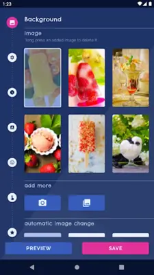 Ice Cream Live Wallpaper android App screenshot 7